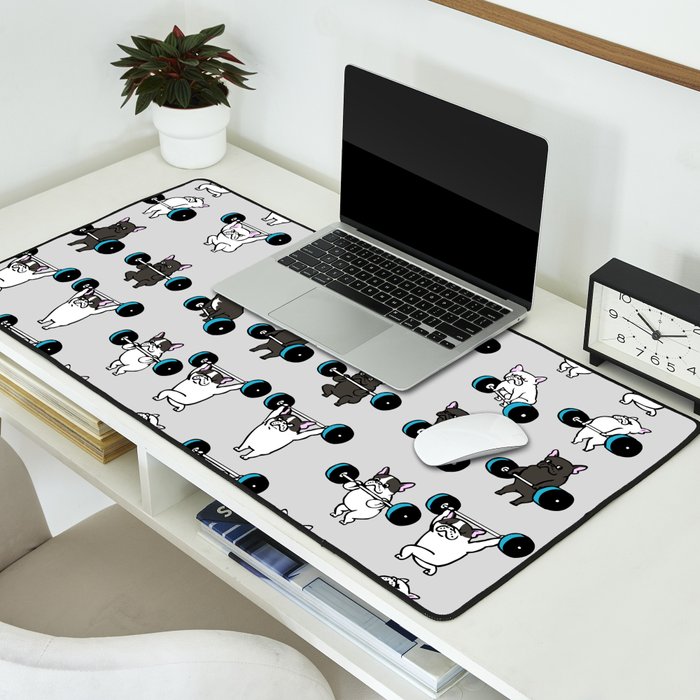 OLYMPIC LIFTING FRENCHIE Desk Mat Gallery Image 2