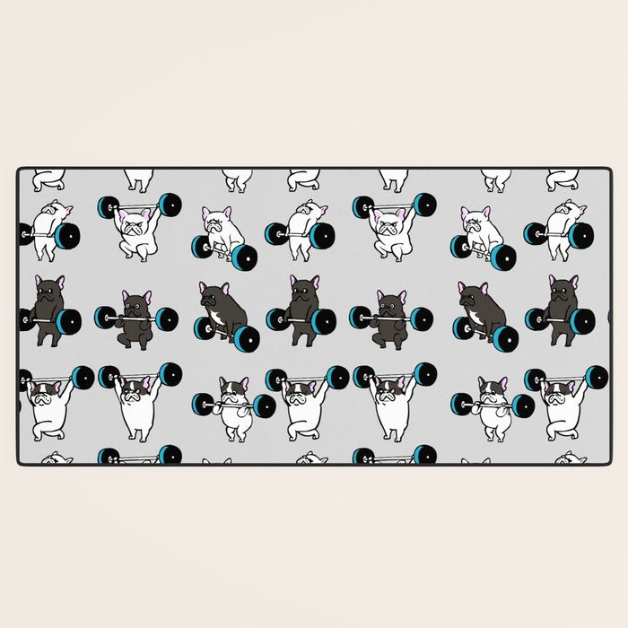 OLYMPIC LIFTING FRENCHIE Desk Mat Gallery Image 3
