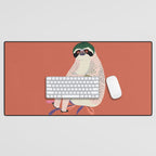 Just Slothin' Around Desk Mat Gallery Image 1