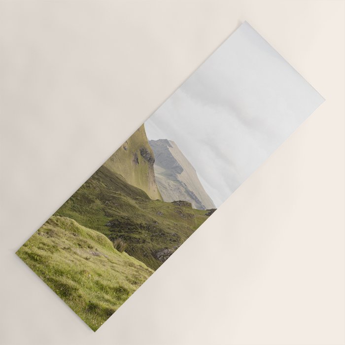 Quiraing Landscape | Nature Travel Photography Art Print | Isle of Skye in Scotland Yoga Mat Gallery Image 1