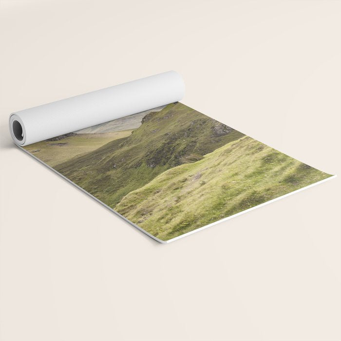 Quiraing Landscape | Nature Travel Photography Art Print | Isle of Skye in Scotland Yoga Mat Gallery Image 2