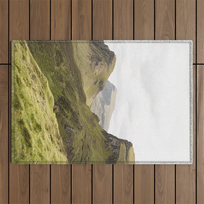 Quiraing Landscape | Nature Travel Photography Art Print | Isle of Skye in Scotland Outdoor Rug Gallery Image 1