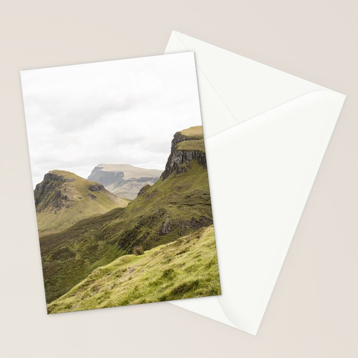 Quiraing Landscape | Nature Travel Photography Art Print | Isle of Skye in Scotland Stationery Card Gallery Image 2
