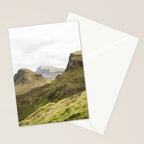 Quiraing Landscape | Nature Travel Photography Art Print | Isle of Skye in Scotland Stationery Card Gallery Image 2