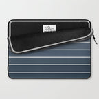 Gradient Arch II Natural Blue Mid Century Modern Rainbow Laptop Sleeve Gallery Image 2