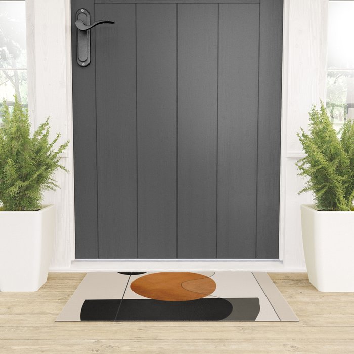 Abstract Minimal Shapes 135 Welcome Mat Gallery Image 3