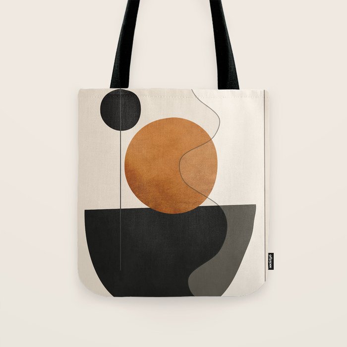 Abstract Minimal Shapes 135 Tote Bag Gallery Image 1