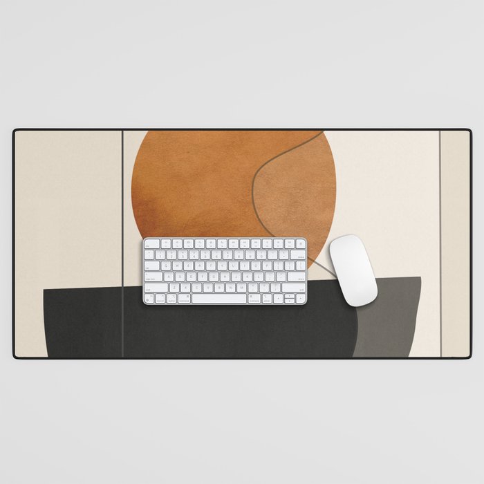 Abstract Minimal Shapes 135 Desk Mat Gallery Image 1