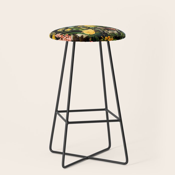 FLORAL AND BIRDS V Stool Gallery Image 1