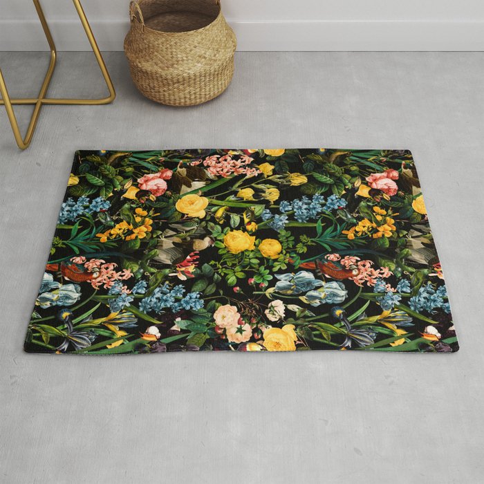 FLORAL AND BIRDS V Rug Gallery Image 1