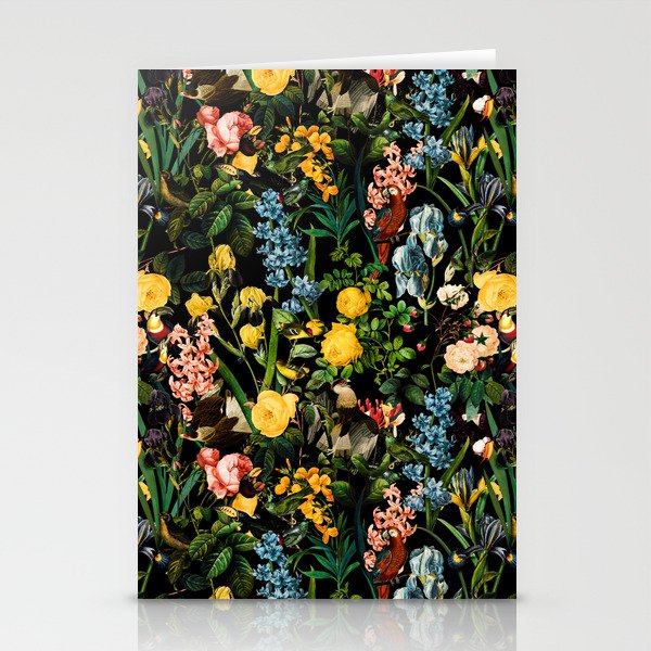 FLORAL AND BIRDS V Stationery Card Gallery Image 1