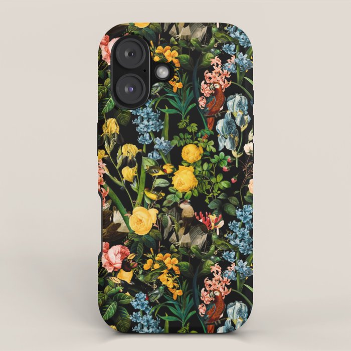 FLORAL AND BIRDS V iPhone Case Gallery Image 1