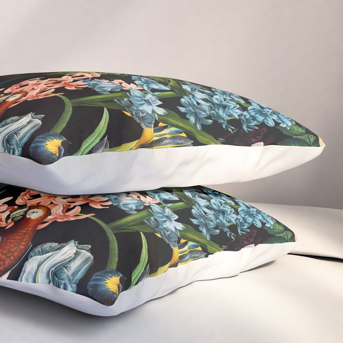 FLORAL AND BIRDS V Pillow Sham Gallery Image 3