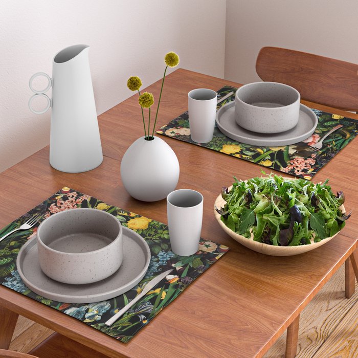 FLORAL AND BIRDS V Placemat Gallery Image 2