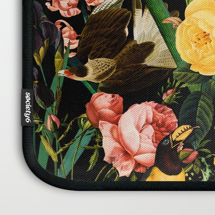 FLORAL AND BIRDS V Laptop Sleeve Gallery Image 3