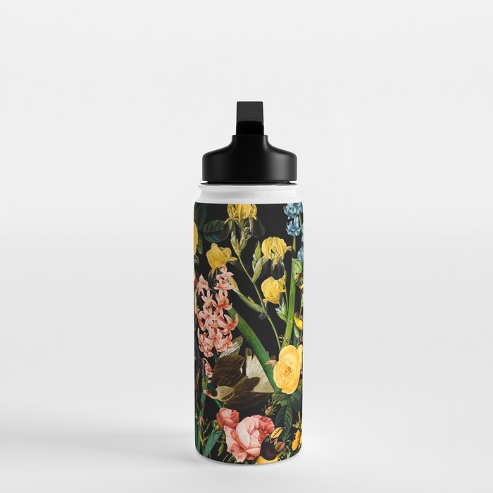 FLORAL AND BIRDS V Water Bottle Gallery Image 3