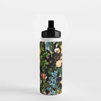 FLORAL AND BIRDS V Water Bottle Gallery Image 2