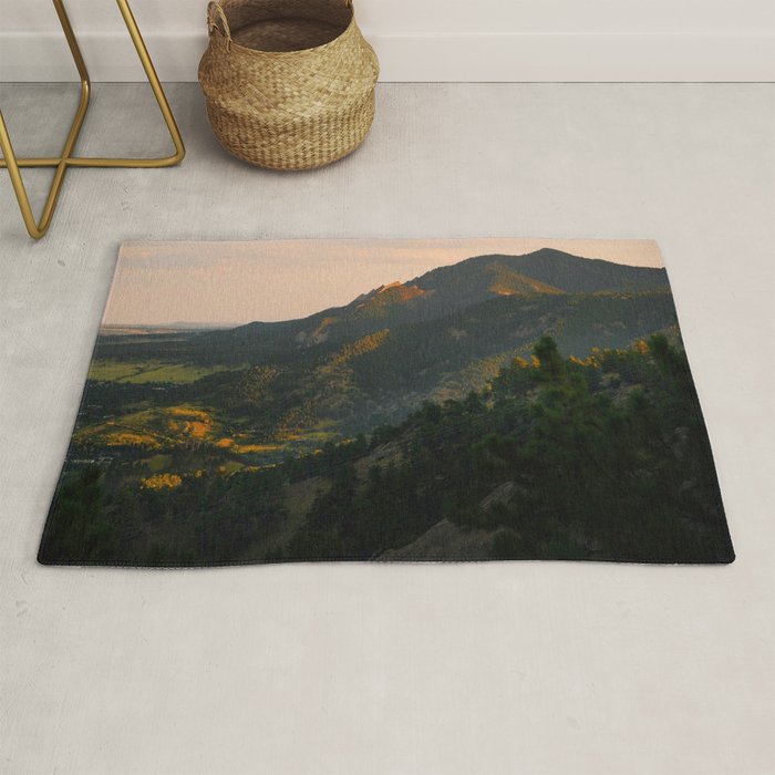 Mount Sanitas Sunset III Rug Gallery Image 1