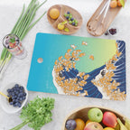 Shiba Inu in Great Wave Cutting Board Gallery Image 2