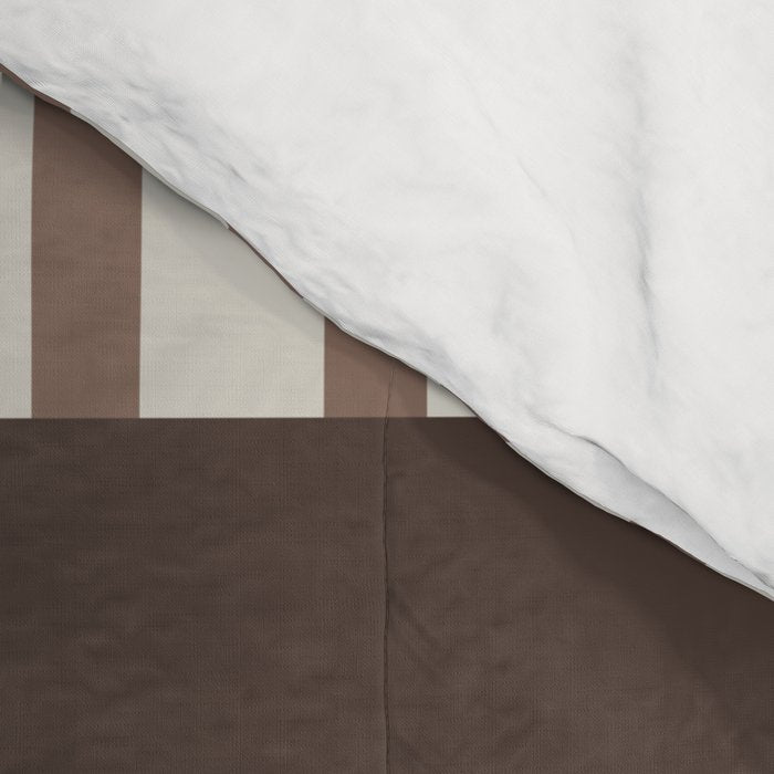 Snowflake Brown Striped Comforter Gallery Image 4