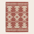 Southwestern Pattern 135 Sienna and Beige Poster Gallery Image 4