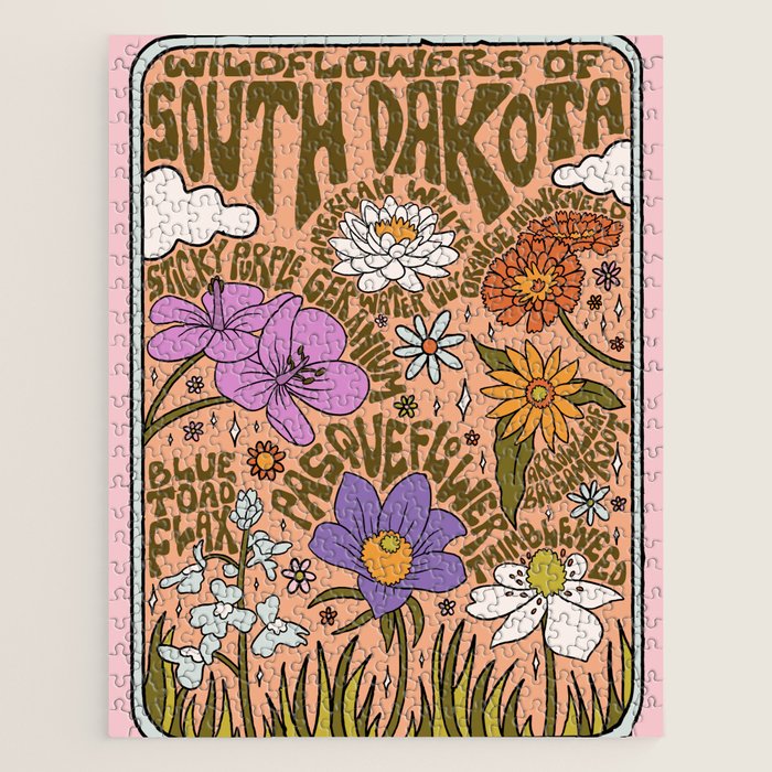 South Dakota Wildflowers Jigsaw Puzzle Gallery Image 1