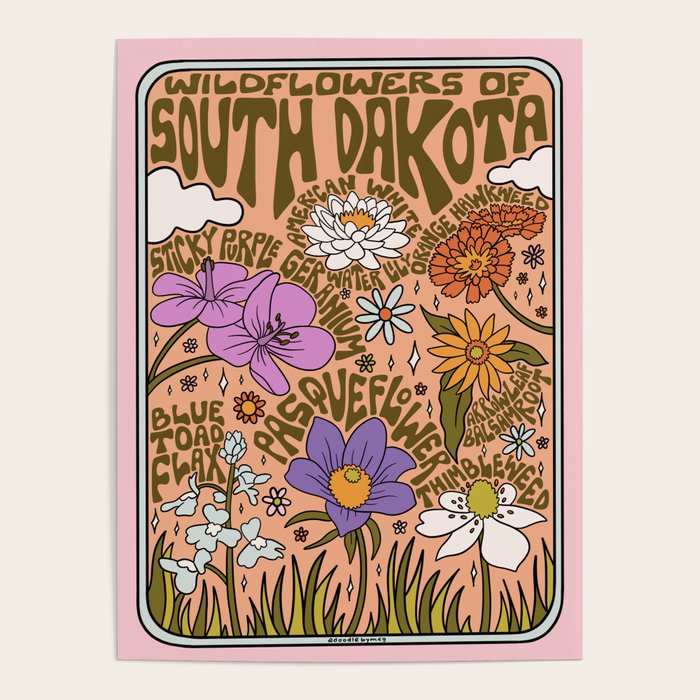South Dakota Wildflowers Poster Gallery Image 4