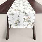 Little Sheep in Meadow - Toile pattern for Children  Table Runner Gallery Image 1