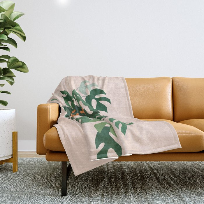 Plant 8 Throw Blanket Gallery Image 1