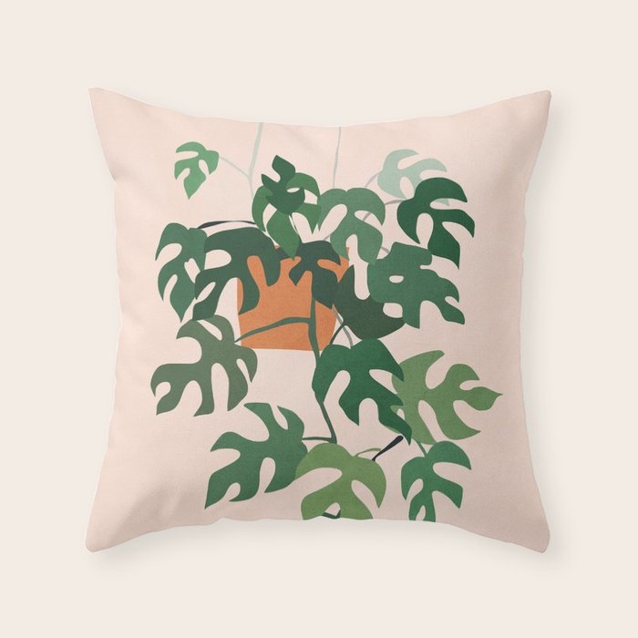 Plant 8 Throw Pillow Gallery Image 6