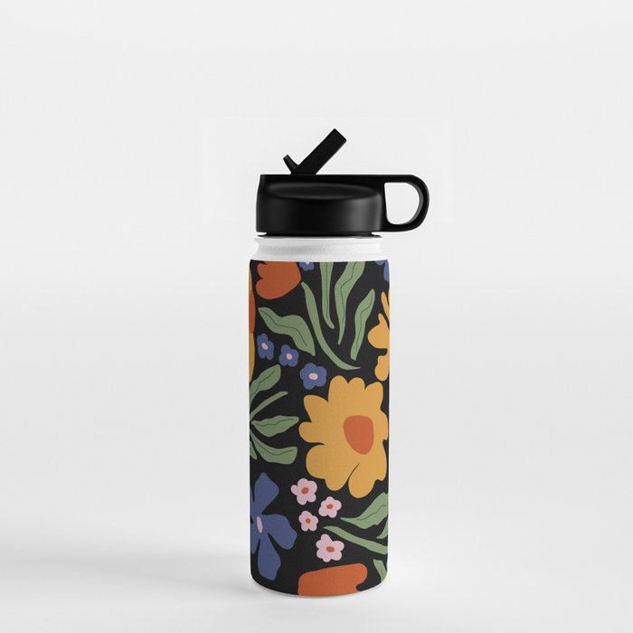 Happy floral park Water Bottle Gallery Image 1