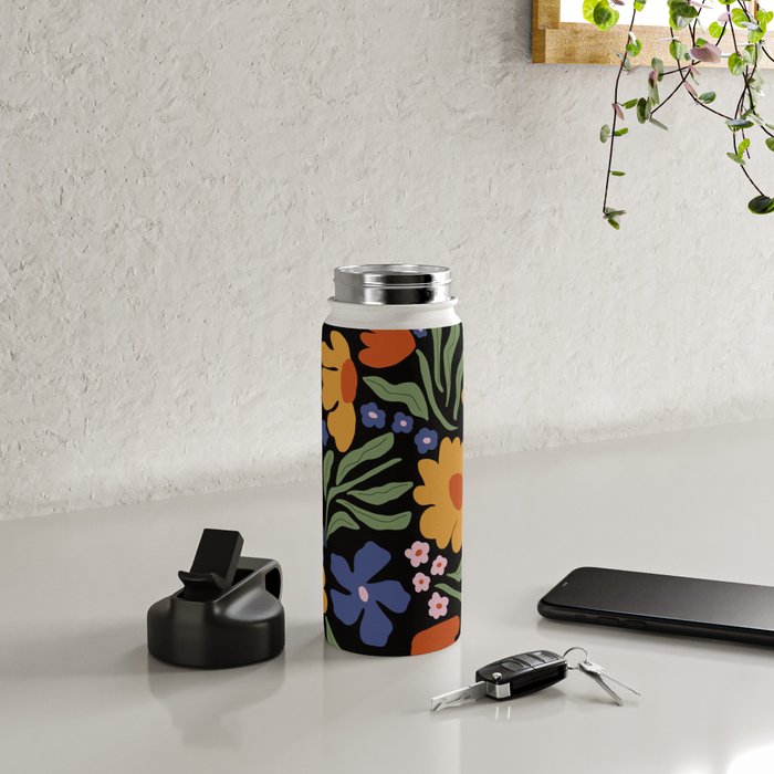 Happy floral park Water Bottle Gallery Image 4