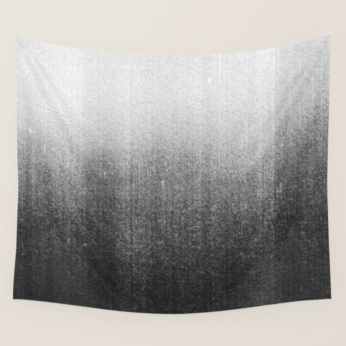 BLUR / abyss / black Wall Tapestry Gallery Image 1