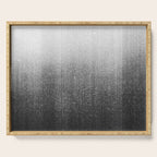 BLUR / abyss / black Serving Tray Gallery Image 1