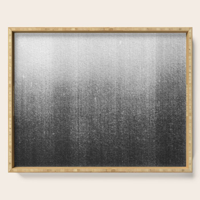 BLUR / abyss / black Serving Tray Gallery Image 1