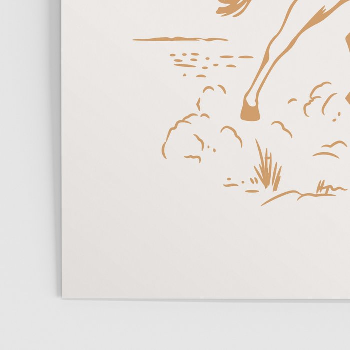 Howdy Cowgirl Tan Poster Gallery Image 3
