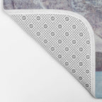 Moraine Lake Sunrise, Mountain Landscape, Nature Photography Bath Mat Gallery Image 2