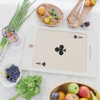 Ace of Clubs Playing Card Art Print Trendy Cutting Board Gallery Image 2