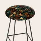 Floral and Snakes jungle Stool Gallery Image 2