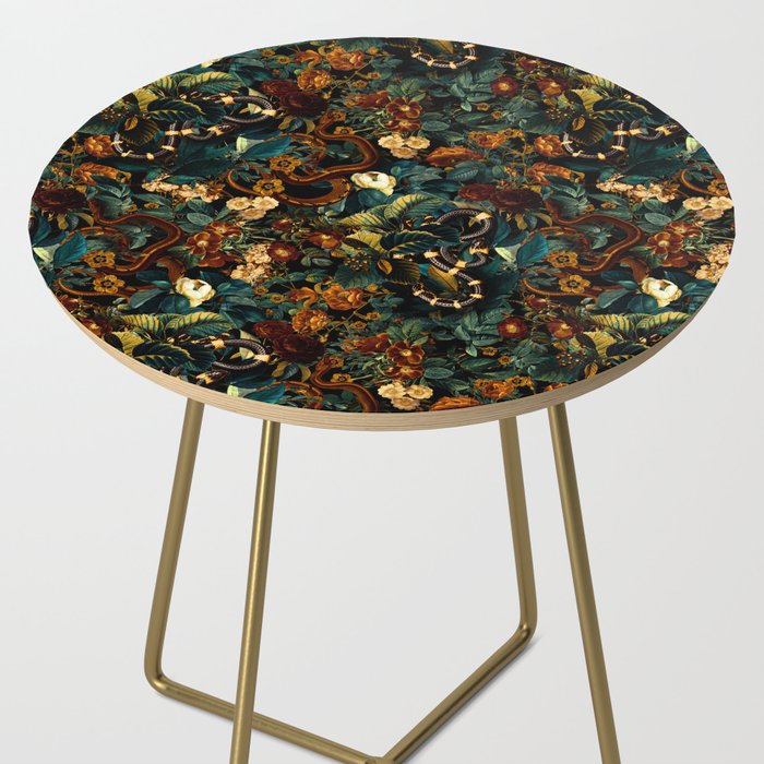 Floral and Snakes jungle Side Table Gallery Image 2