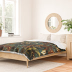 Floral and Snakes jungle Duvet Cover Gallery Image 2