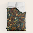 Floral and Snakes jungle Duvet Cover Gallery Image 6