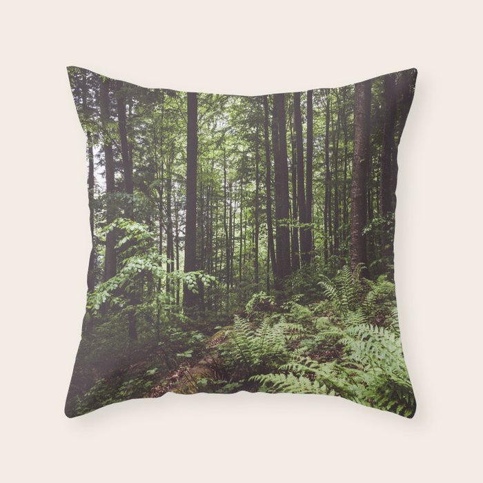 Woodland - Landscape and Nature Photography Throw Pillow Gallery Image 6