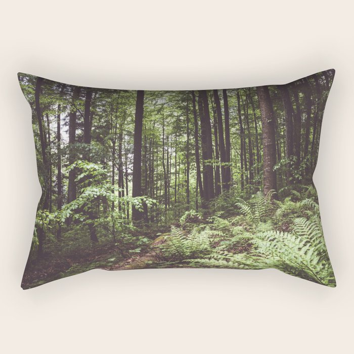 Woodland - Landscape and Nature Photography Rectangular Pillow Gallery Image 1