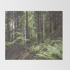 Woodland - Landscape and Nature Photography Throw Blanket Gallery Image 2