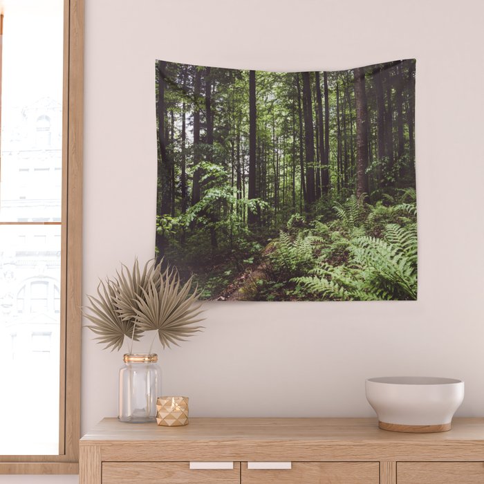 Woodland - Landscape and Nature Photography Wall Tapestry Gallery Image 2