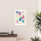 A-OK - memphis throwback neon wacka design pop art illustration beach socal vacation 1980s 80s style Poster Gallery Image 2