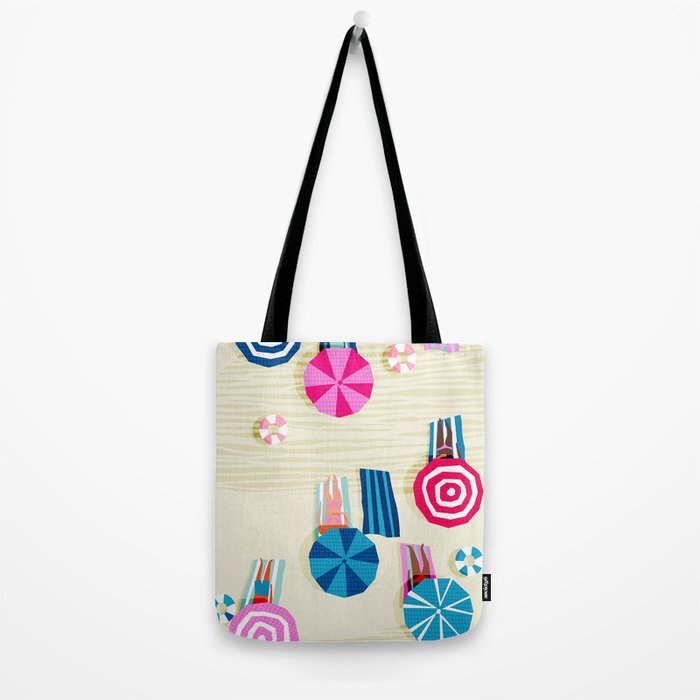 A-OK - memphis throwback neon wacka design pop art illustration beach socal vacation 1980s 80s style Tote Bag Gallery Image 2