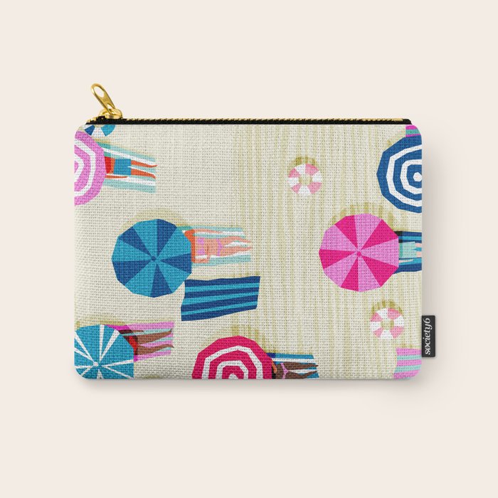 A-OK - memphis throwback neon wacka design pop art illustration beach socal vacation 1980s 80s style Carry All Pouch Gallery Image 1
