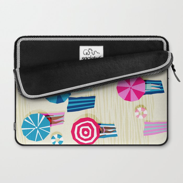 A-OK - memphis throwback neon wacka design pop art illustration beach socal vacation 1980s 80s style Laptop Sleeve Gallery Image 2